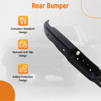 Rear Bumper Assembly for RAM 1500 (2009–2018) Black Steel Bolt-On