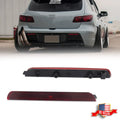 2X Red Lens Rear Bumper Reflector Lights for Mazda3 Axela (2004–2009)