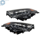 LED Headlight Assembly for Toyota RAV4 (2019–2022) Black Clear Left+Right