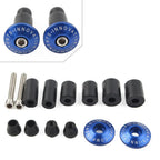 Blue 7/8'' Handlebar End Caps for Motorcycle Dirt Bike