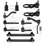 Front Ball Joints Tie Rods Pitman Idler Arm Kit for Lincoln Town Car (1991–1994)
