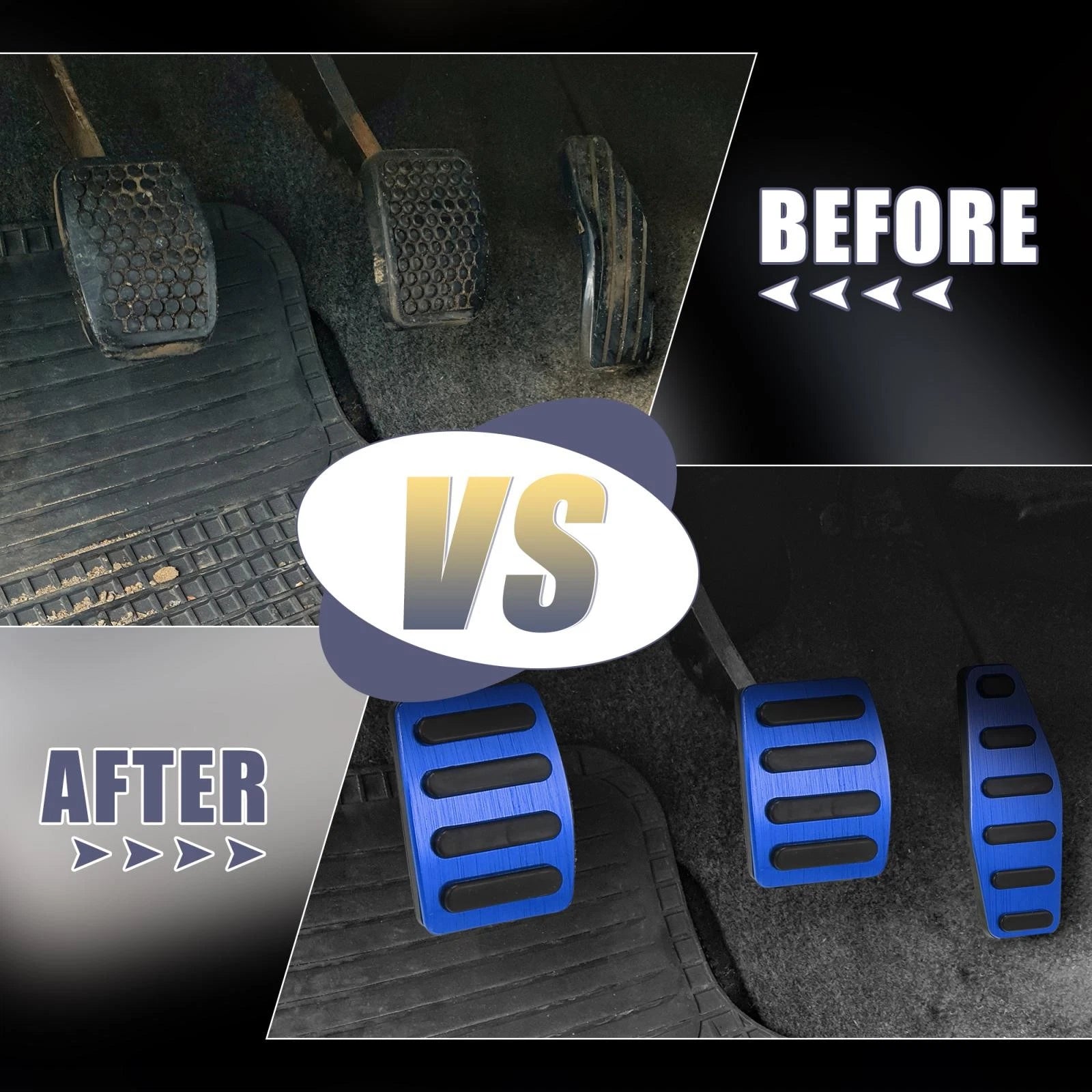 Clutch Brake Gas Accelerator Pedal Cover Kit for Suzuki Jimny JB64W (2018–Present)