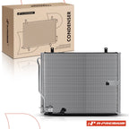 A/C Condenser with Bracket for BMW 525i 530i 535i E34 E39 (1988–2003)