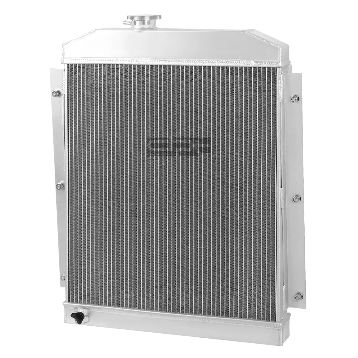 3-Row Aluminum Radiator with Cooling Fan for Chevy Truck Suburban L6 (1947–1954)