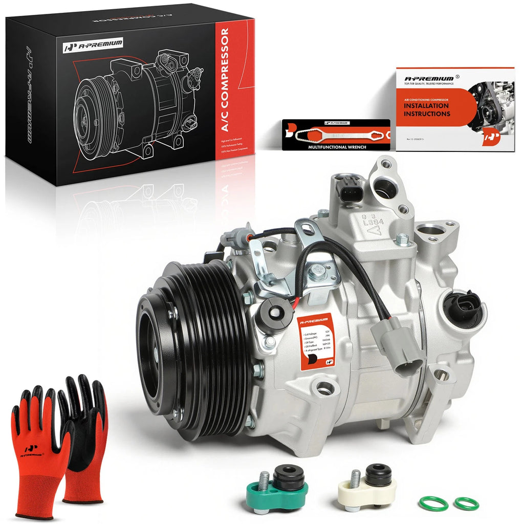 A/C Compressor with Clutch for Toyota Camry and Highlander (2012-2017)