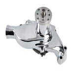 High Volume Short Water Pump for SBC Small Block Chevy 283 305 350 (1960–1995) Chrome