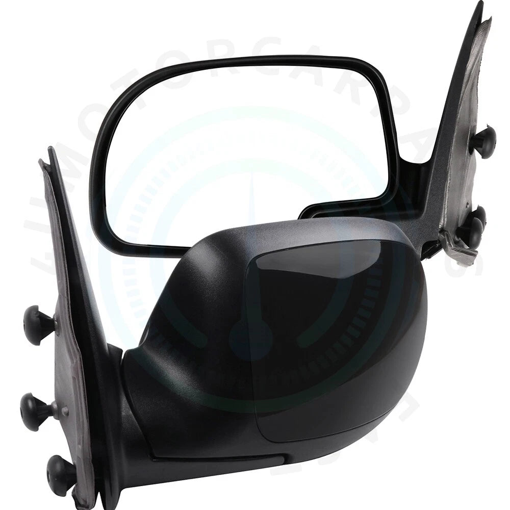 2X Manual Fold Side View Mirrors for Chevy Silverado 1500 (1999–2006)