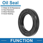 Set of 5 Oil Seal Rotary Shaft Seal 25x40x6mm Nitrile Rubber for Various Models