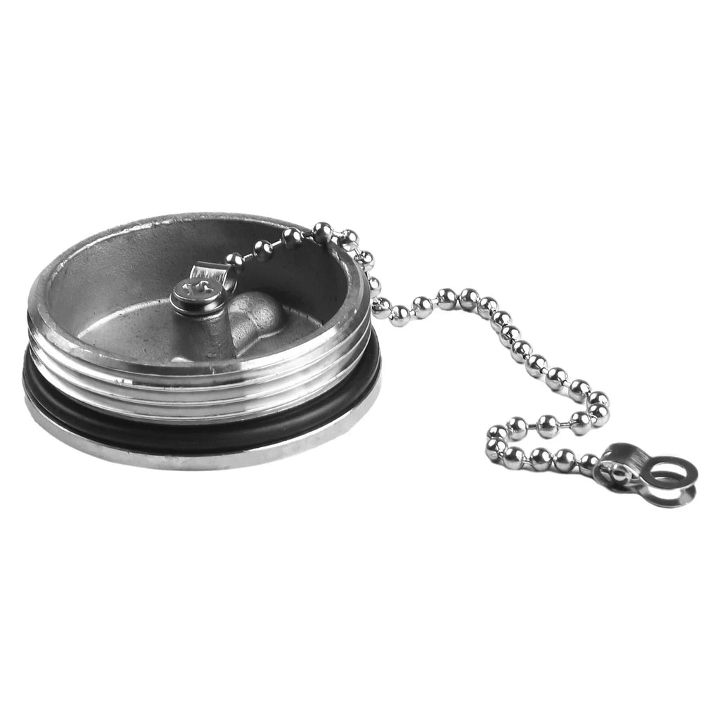 Deck Fill Spare Cap With Chain 2 Inch for Boat Marine Yacht