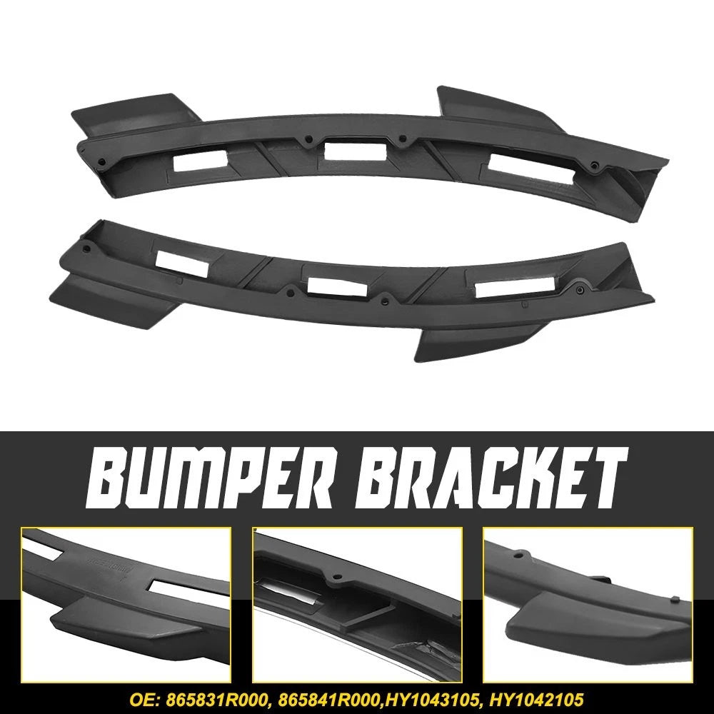 2X Front Bumper Cover Bracket for Hyundai Accent (2012–2017) EV