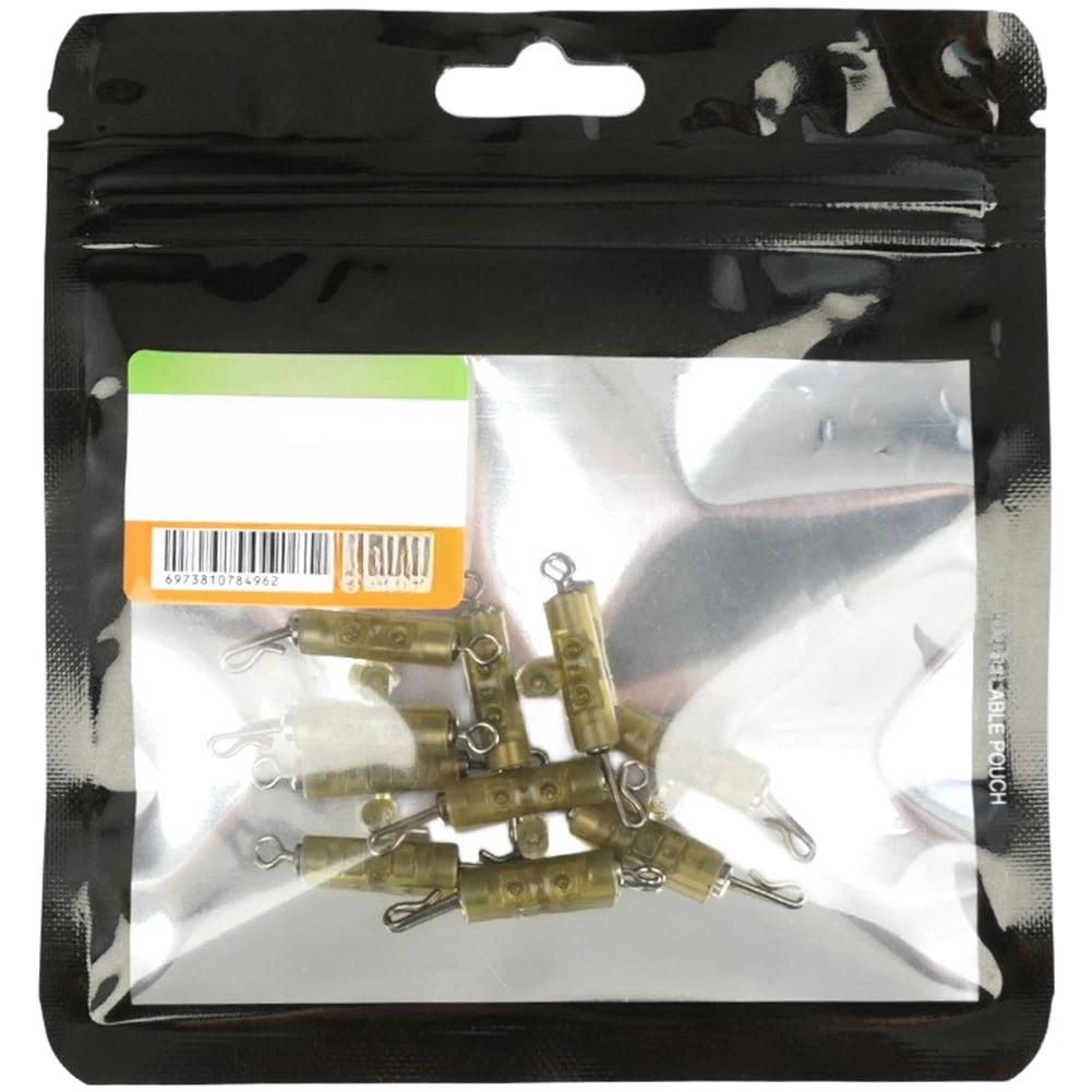 10pcs Quick Release Fishing Connector Swivels Anti Twist High Carbon Steel