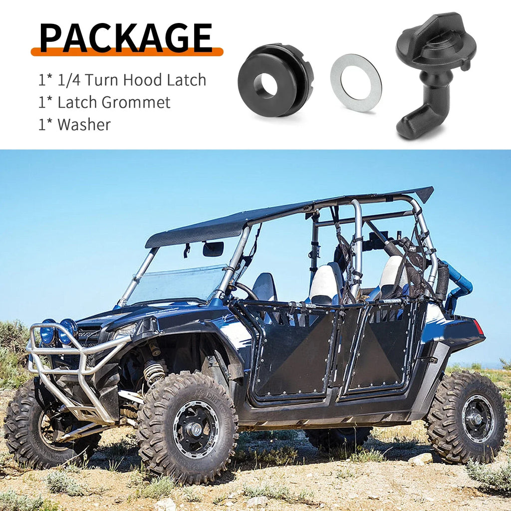 Hood Latch Toggles + Grommets & Washers Kit for Polaris RZR (2007–2014)