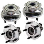 Set of 4 Wheel Hubs for Caravan