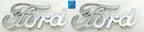 Chrome Ford Script Emblems Replacement Pair with Mounting Studs for KA7701X2 (2017–2017)