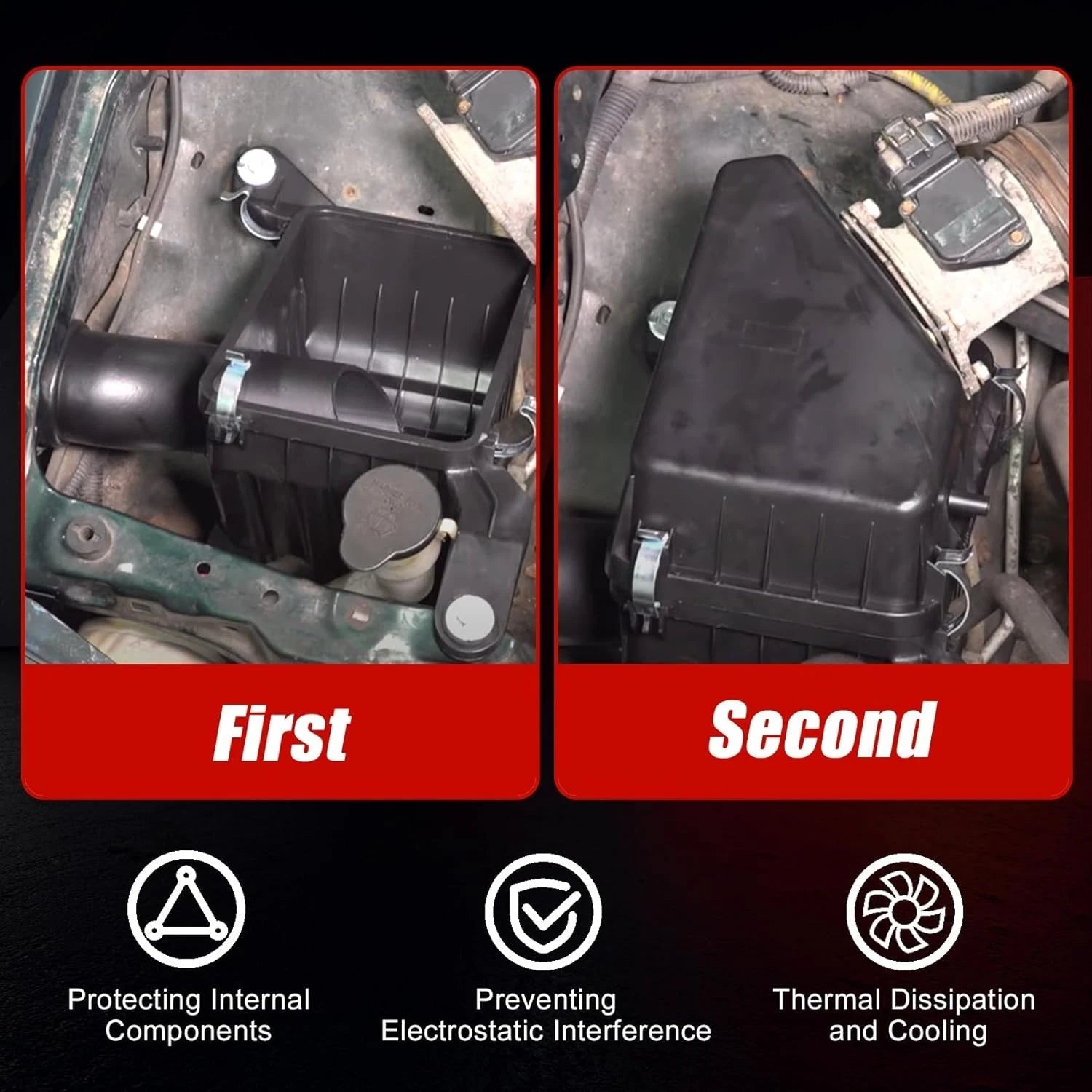 Air Cleaner Box Housing for Toyota Tacoma (1995–2004) & 4Runner (1996–2000) 2.4L 2.7L