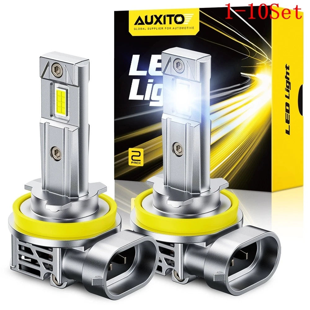 H11 LED Headlight Bulb Kit for Hi-Low Beam (1-10 Set)