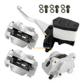 Front & Rear Brake Calipers & Master Cylinder Set for Arctic Cat 400 (1998–2002)