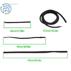 Set of 10 Door Window Weatherstrip Seal Rubber for Dodge Plymouth (1980–1993)
