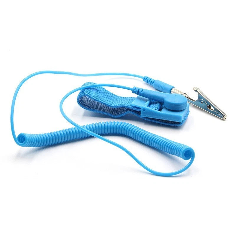 Anti-Static Wrist Strap ESD Grounding Strap with Removable Clip (1 Pcs)