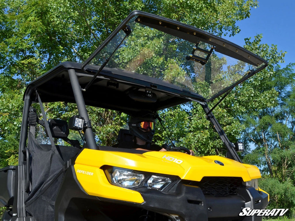 Scratch Resistant Flip Windshield for Can-Am Defender (2016–2023)