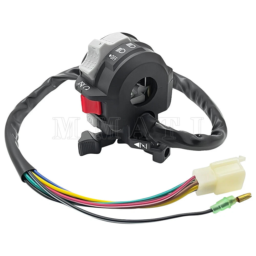 Left Handlebar Control Switch Headlight for Yamaha Big Bear 400 (2000–2001)