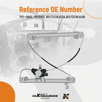 Front Left Power Window Regulator with Motor for Nissan Pathfinder (2013-2021)