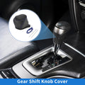 Gear Shift Knob Cover for Toyota CH-R (2017–2021) Black Blue Faux Leather