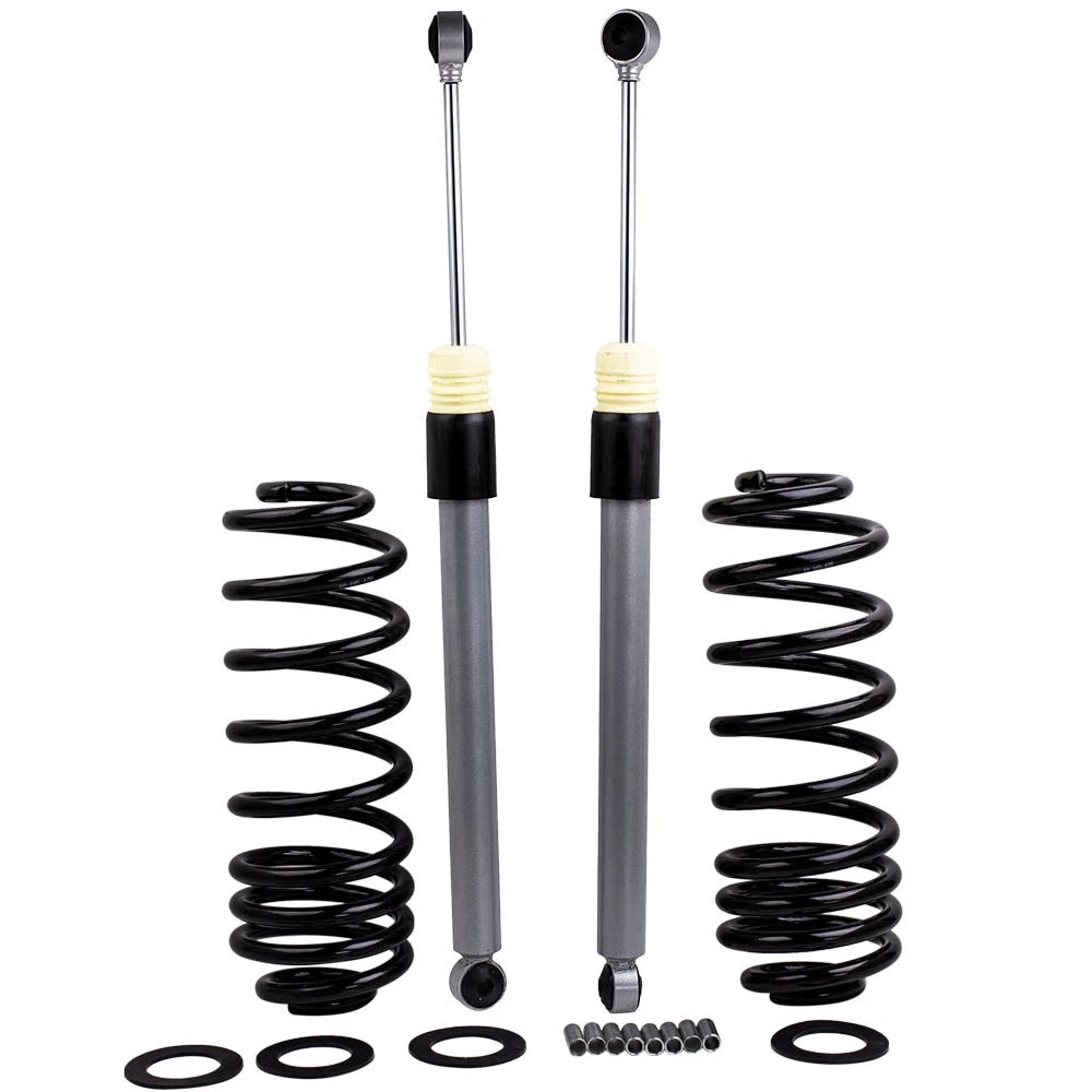 2X Rear Suspension Air to Coil Spring Conversion Shocks for Hummer H2 (2003–2009)