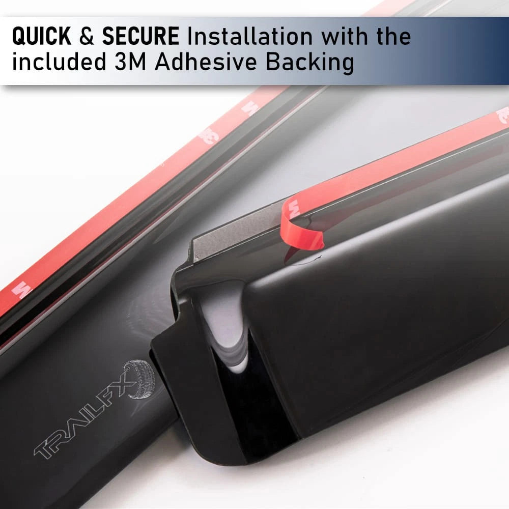 Set of 4 Tape-On Low-Profile Rain Guards for 2012–2018 Ford Focus