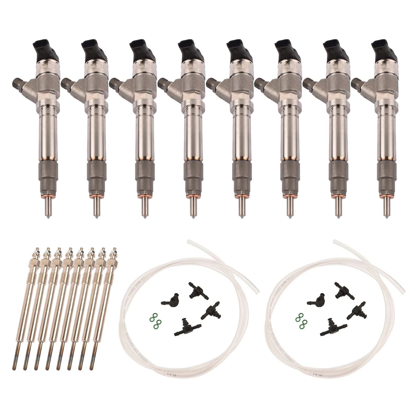 8x Fuel Injector Kit for Chevy Silverado GMC Sierra 2500 (2001–2007)