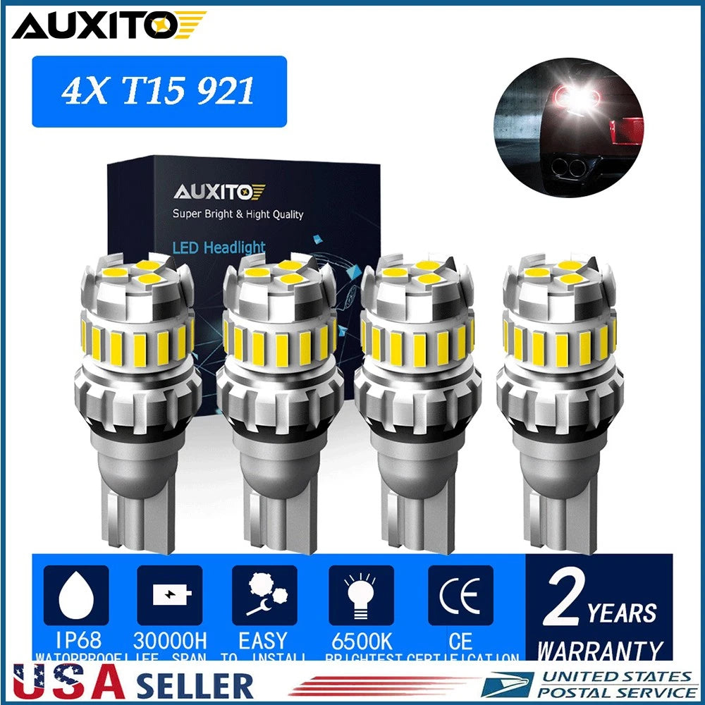2X LED Reverse Backup Light Bulb