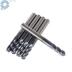 5 PCS 1/4" 4 Flute Ball Nose Carbide End Mill TIALN Coated