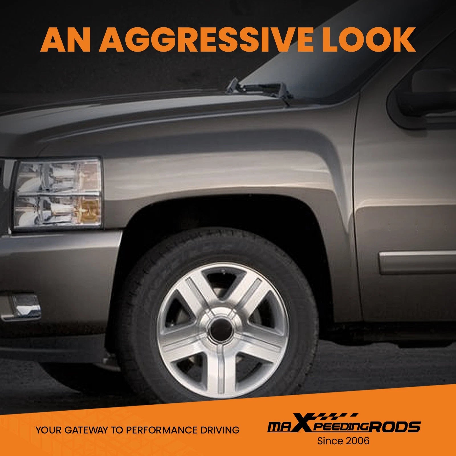3" Lift Kit with Extended Shocks for GMC Sierra, Chevy Silverado 1500 (1999–2006)