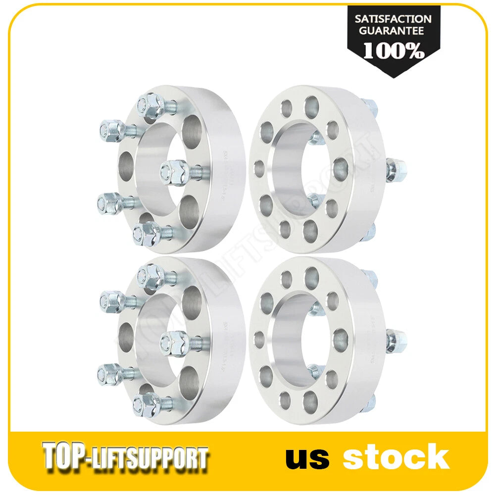 Set of 4 Wheel Spacers for Toyota Tacoma Sienna Highlander (5x4.5)