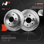 Rear Disc Brake Rotors & Ceramic Pads for Chevy Silverado 1500 (2001–2006)