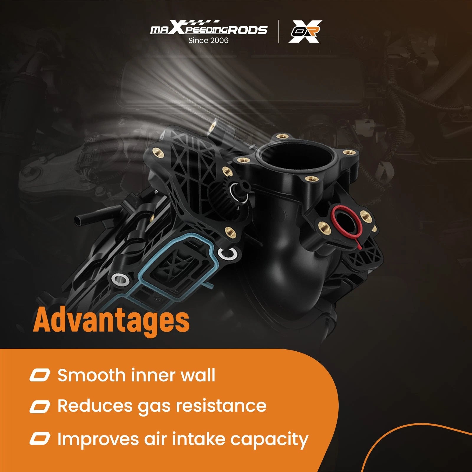 Engine Air Intake Manifold for Nissan Sentra 2.0L MR20DD (2020–2024) 14001-6LA0A