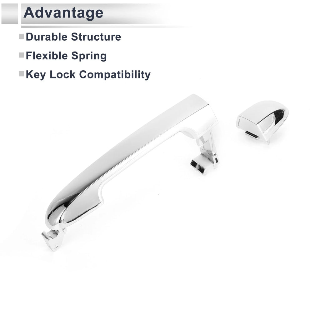 Set of 2 Exterior Door Handles for Hyundai Elantra (2007–2012)