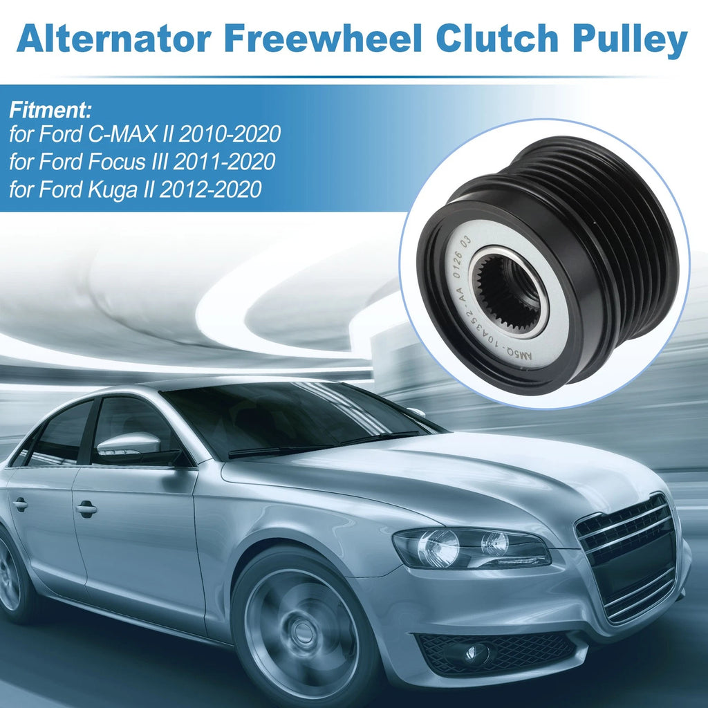 Alternator Freewheel Clutch Pulley AM5Q10A352AA for Ford C-MAX II (2010–2020)
