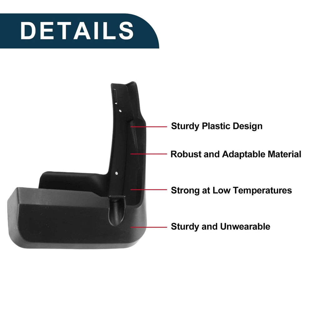 Set of 4 Mud Flaps Splash Guards for Toyota Corolla (2019–2023)