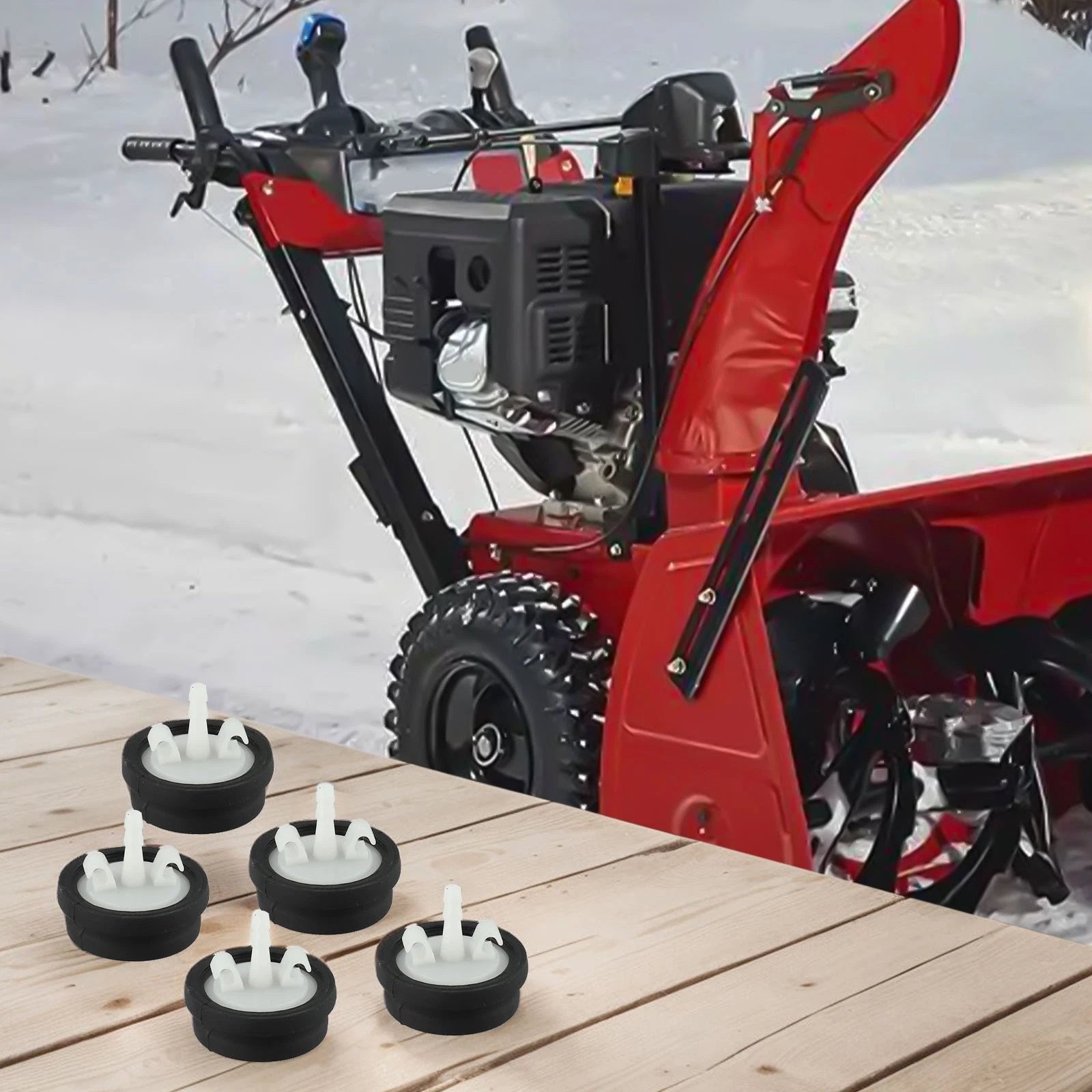 Set of 5 Primers for Toro Snowblower (Includes White Body Bases)