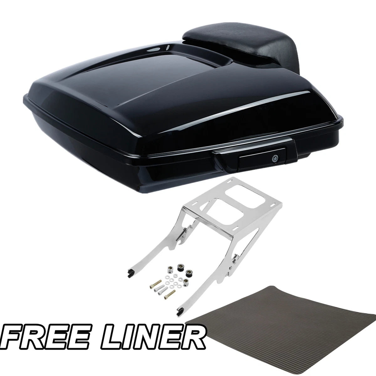 Razor Trunk Backrest Mount Rack for Harley Heritage Classic Deluxe (2018–2022)