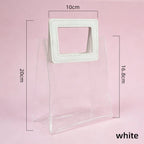 Clear PVC Cosmetic Storage Bag for Makeup Brushes and Tools
