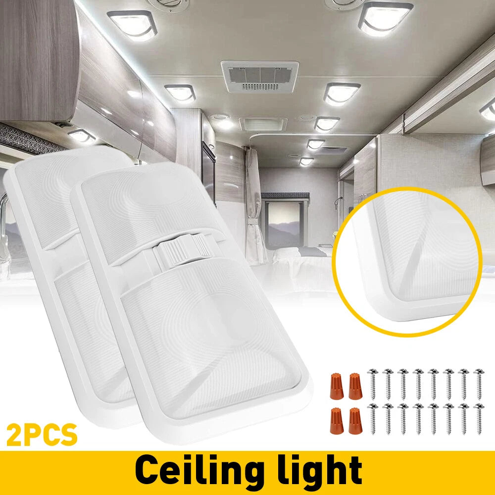 LED Interior Ceiling Light for RV Leisure Boat Camper Trailer (12V)