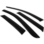 Set of 4 Black Window Visor Rain Guards for Lincoln MKX (2007–2014)