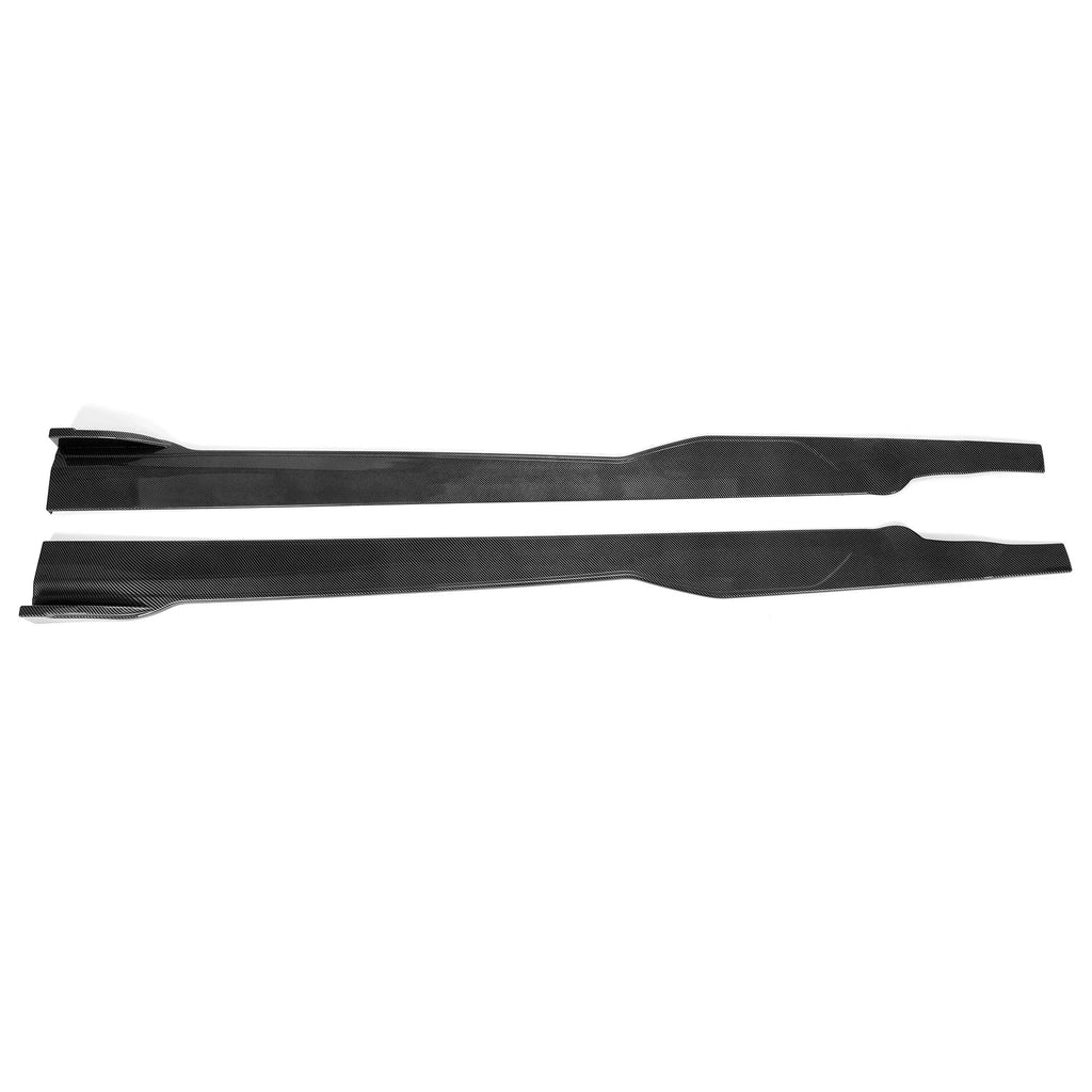 Carbon Fiber Look Side Skirt Rocker Panels for Dodge Charger SRT RT (2015–2023)