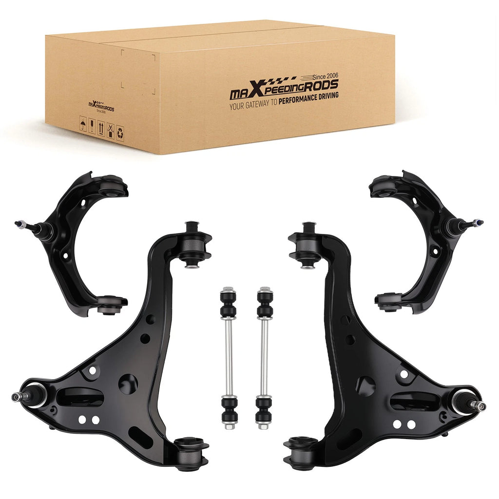 6x Front Upper Lower Control Arms Sway Bar for Ford Explorer Sport Trac (2007–2010)