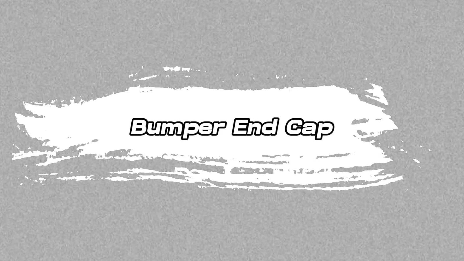 Set of 2 Rear Bumper End Caps Black for Toyota Tacoma (2016–2023)