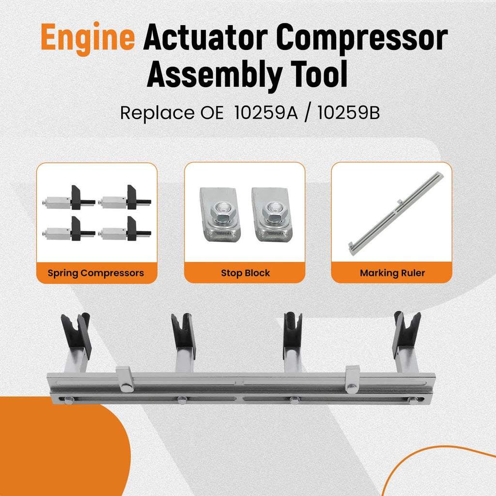 Engine Actuator Compressor Assembly Tool for Fiat MultiAir 1.4L 16V (2010–2017)