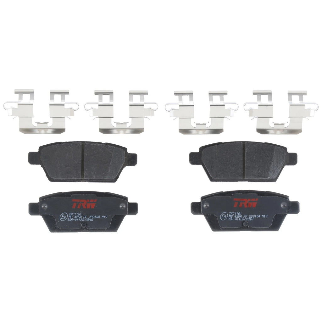 Set of 4 Disc Brake Pads for Ford Fusion (2006–2012)