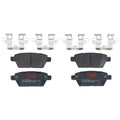 Set of 4 Disc Brake Pads for Ford Fusion (2006–2012)